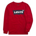 Levi's Boy's Lvb-l/S Batwing Tee 9e8646 Longsleeve T-Shirt, Levis Red, 16 Years