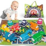 ALASOU 9 PCS Baby Truck Car Toys wi