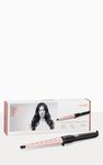 BaByliss Rose Blush Conical Curling Wand 2285JU with Extra Long Barrel