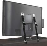 TV and Furniture Anti Tip Straps,Metal Heavy Duty TV Straps Child Safety,Adjustable Safety Furniture Wall Anchors for Baby Proofing Flat Screen TV,Dresser,Bookcase,Cabinets,No Plastic Parts,Pack of 2