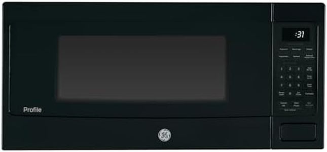 GE Profile PCHK11S1WBB 1.1 Cu Ft Countertop Microwave, 800W, Sensor Cooking, Scan-to-Cook, Wi-Fi Enable, Built-In Capable, Black