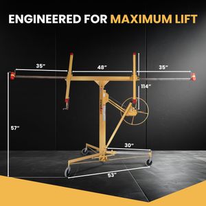 TelPro Drywall Lift – Panellift Sheetrock Hoist
