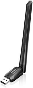 VENTION USB WiFi Antena para PC, AC600 Adaptador WiFi + Bluetooth 5.0, Dual Band 2,4 GHz/ 5 GHz, con Antena Inalámbrica de 6 dBi, WiFi Dongle Compatible con Windows 11/10/8.1/8/7/XP