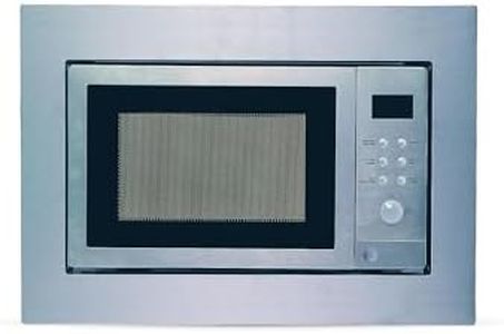 Cookology BIM25LWO Integrated Microwave and Grill in Silver - Compact 25 Litre Capacity - 900W - Built-in Microwave 60cm - 10 Auto Cooking Presets - Child Lock