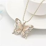 Sollarisy Butterfly Necklace Hollow