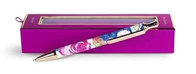 Vera Bradley Black Ink Ballpoint Pen, Superbloom