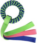 BELLE VOUS Dog Rope Chew Toy - Tough Indestructible Dog Toy for Medium-Large Breeds & Aggressive Chewers - Knotted Rope for Tug of War/Teeth Cleaning