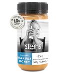 Steens Manuka Honey - MGO 85+ - Pure & Raw 100% Certified Manuka Honey - Bottled and Sealed in New Zealand - 500g