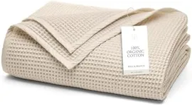 BOLL & BRANCH Waffle Bed Blanket -