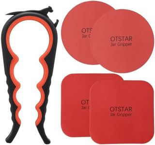 Otstar Jar Opener with Gripper Pads for Weak Hands, Seniors with Arthritis