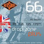 Rotosound strings for electric bass SWING 66 STAINLESS SETS 4-str. RS66LH+ DROPZONE+ Stainless Custom 85-175