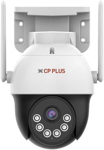CP PLUS 3MP 4G SIM-Based Wireless Security Outdoor CCTV Camera for Home | CTC Cyber Secure Tech | Human Detection | Motion Alerts | IR Night Vision 30M | SD Card Recording | EZ-S35T