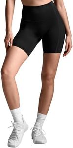 2XU Womens Form Stash Hi-Rise Comp 6 in Shorts - Black/Black - Double Extra Large