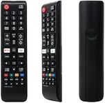 BN59-01315D Universal Remote for Samsung 4K Ultra HD Smart LED TV, Smart TV Remote Control Compatible with All Samsung Remote Control Models, with Netflix Prime Video Buttons, No Setup Required