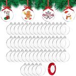 DRERIO 50 Pcs Christmas Bauble Clea