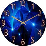 ACCSHINE Wall Clock Without Ticking Sound, Silent, Modern, 30 cm Quartz, Large Battery-Operated Wall Clock, Easy to Read for Living Room, Home, Kitchen, Bedroom, Office