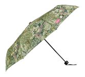 India Circus by Krsnaa Mehta Garden of Grace 3 Fold Umbrella for Rain Windproof, Sun & UV Protection Strong Compact & Easy Open/Close Car Umbrella