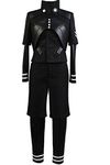 Ya-cos Halloween Men's Tokyo Ghoul Ken Kaneki Jumpsuit Battle Uniform Cosplay Costume
