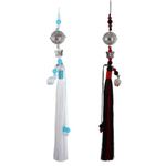 2 Pcs Mo Dao Zu Shi Bell Tassels Pendant Cosplay Prop Keychain Car Pendant, Hanfu Accessories, Bag Pendant, Souvenir, DIY Craft Accessory