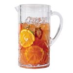 BELLAFORTE Shatterproof Tritan Plastic Water Pitcher with Lid, Myrtle Beach 88 oz Unbreakable Drinking Jug with Handle for Orange Juice, Iced Tea & Water - Dishwasher Safe - BPA Free - Clear