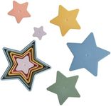 mushie Nesting Stars Toy | Made in Denmark (Retro)