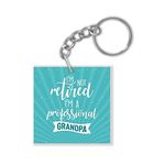 TheYaYaCafe Professional Grandpa Keychain Keyring for Grandad Fathers Day 2.5 inches Acrylic Multi