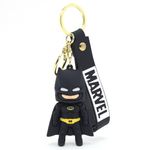 Unlease you Inner Super Hero With Dynamic Action Packed Design 3D Silicon key chain (Fat Face Black Bat)