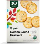 365 by Whole Foods Market, Organic Golden Round Crackers, 12 Ounce