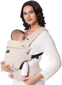 Marsupio Momcozy - Ergonomico, confortevole e leggero, per bambini da 3 a 20 kg, facile da indossare, ideale per genitori a mani libere, Kaki