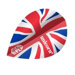 Unicorn UltraFly Dart Flights | UK Union Jack Flutter Design | Ultra Durable 100 Micron Polyester PET | Xtra Shape