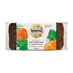 Biona Organic Rye Bread with Pumpkin Seed 500 g, Pack of 7- Free from Wheat, No Added Yeast - Wholegrain Rye Meal and Natural Sourdough - High in Fibre - Vegan