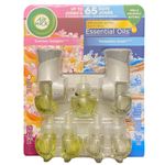 Air Wick 7 Scented Oil Refills & Warmer, (Summer Delights Fragrance & Turquoise Oasis Fragrance) Air Freshener