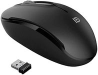 MiraCase Comfortable 2.4 GHz Long Range Silent Wireless Mouse | 1600 DPI | 30ft Working Distance | Battery Included | Black