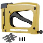 Point Driver, Aluminum Alloy Manual Framing Tool with 1000 Nails Lightweight Point Nail Tacker Adjustable Photo Frame Backing Nailer Household Small DIY Tools for Flexible and Rigid Framers