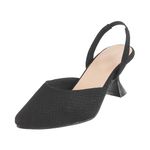 Metro Women Black Smart Pump Shoes UK/4 EU/37 (31-286)