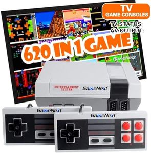 GameNext Retro Game Console,Classic Mini Handheld Video Game Console Built-in 620 Classic Edition Games, AV Output and Dual Game Controllers