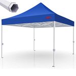 MASTERCANOPY Premium Pop Up Canopy,Outdoor Canopy with a Roller Bag and 4 Sandbags(10x10,Blue)