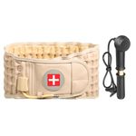 Decompression Belt for Lower Back Pain Relief and Lumbar Support, Spinal Decompression Belt for Woman and Men, One Size Fits 29-49 inches Waist, Decompression Back Brace for Sciatica (Beige)