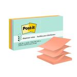 Post-it Pop-up Notes, 3 x 3 Inches, Assorted Pastel Colors, 6-Pads/Pack