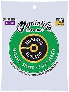 Martin Authentic Acoustic Guitar Strings - Marquis Silked