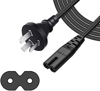 ArtiConnex|™ AU 3-prong plug to Figure 8 power cord, Figure 8 IEC-C7 AC Power Cord, F8 power supply cable, 2m TV power cord, IEC-C7 power cable, fits with VCRs, Xbox, TV, Monitor, Camera, shaver etc