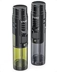 (Pack of 2) VVAY Jet Flame Torch Lighter Gas Butane Refillable, Sold without Gas