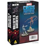 Marvel Crisis Protocol Miniatures –Bullseye & Daredevil Character Pack-23 Pieces Unpainted by Atomic Mass-Board Games for Family-Adults and Kids Ages 14+ - Compatible with Marvel Crisis Protocol