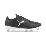 Puma Mens Avant Rugby Sneakers Shoes Cleated - Black, Black/White, 12
