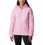 Columbia Womens Silver Falls Hooded Jacket, Wild Rose, XL