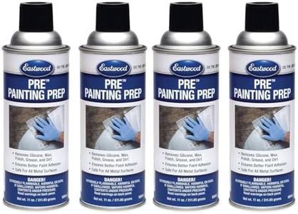 Eastwood Silicone Surface Preparation Wax Polish Grease Dirt Remover | Automotive Painting Pre-Prep Spray Solution | Easy to Use Spray On Application | 4 Pack