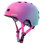 OutdoorMaster Skateboard Cycling Helmet - Two Removable Liners Ventilation Multi-Sport Scooter Roller Skate Inline Skating Rollerblading for Kids, Youth & Adults