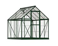 Canopia by Palram Clear as Glass Greenhouse Hybrid (6x8, Green)