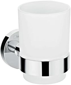 hansgrohe Logis Universal Toothbrush Tumbler, Chrome, 41718000