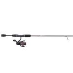 Ugly Stik GX2 Youth Spinning Reel and 5'6" Fishing Rod Combo, Red/Gold, 2-Piece, Graphite and Fiberglass Rod with Clear Tip Design